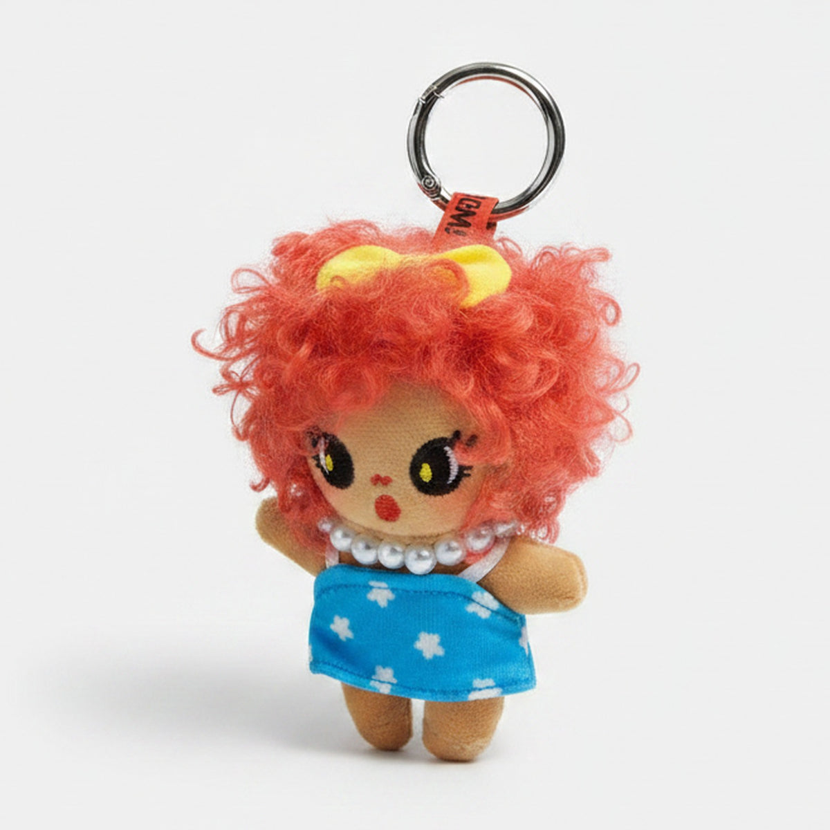 Charming Curly Hair Doll Keychain – novelty & toys (view 1)