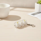 Mini Keycap Trio Keychain - Milky White