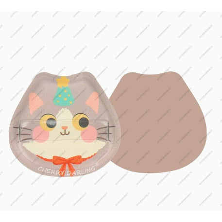 Cat-shaped cotton candy cushion puff powder - Type 9