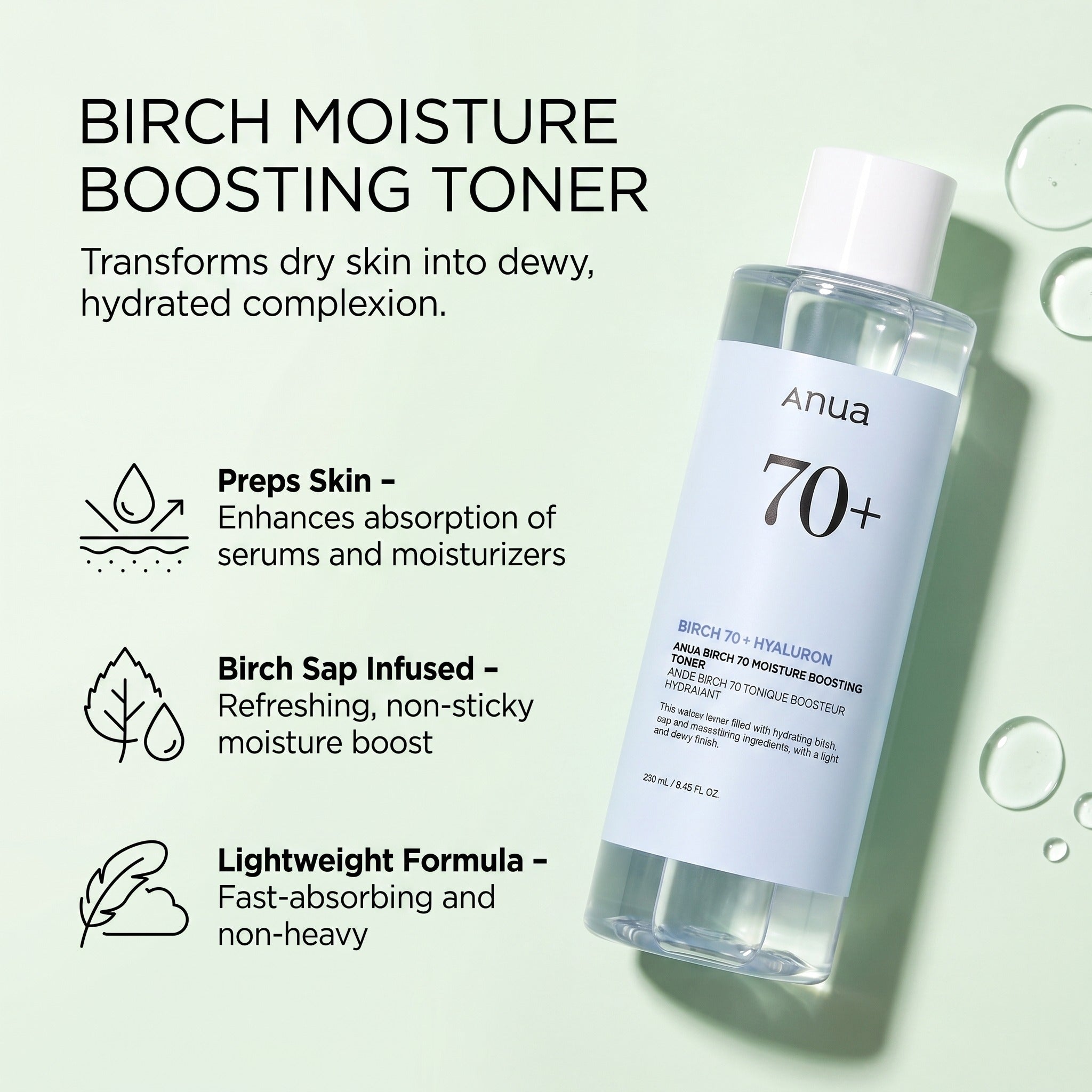 BIRCH MOISTURE BOOSTING TONER 250ml