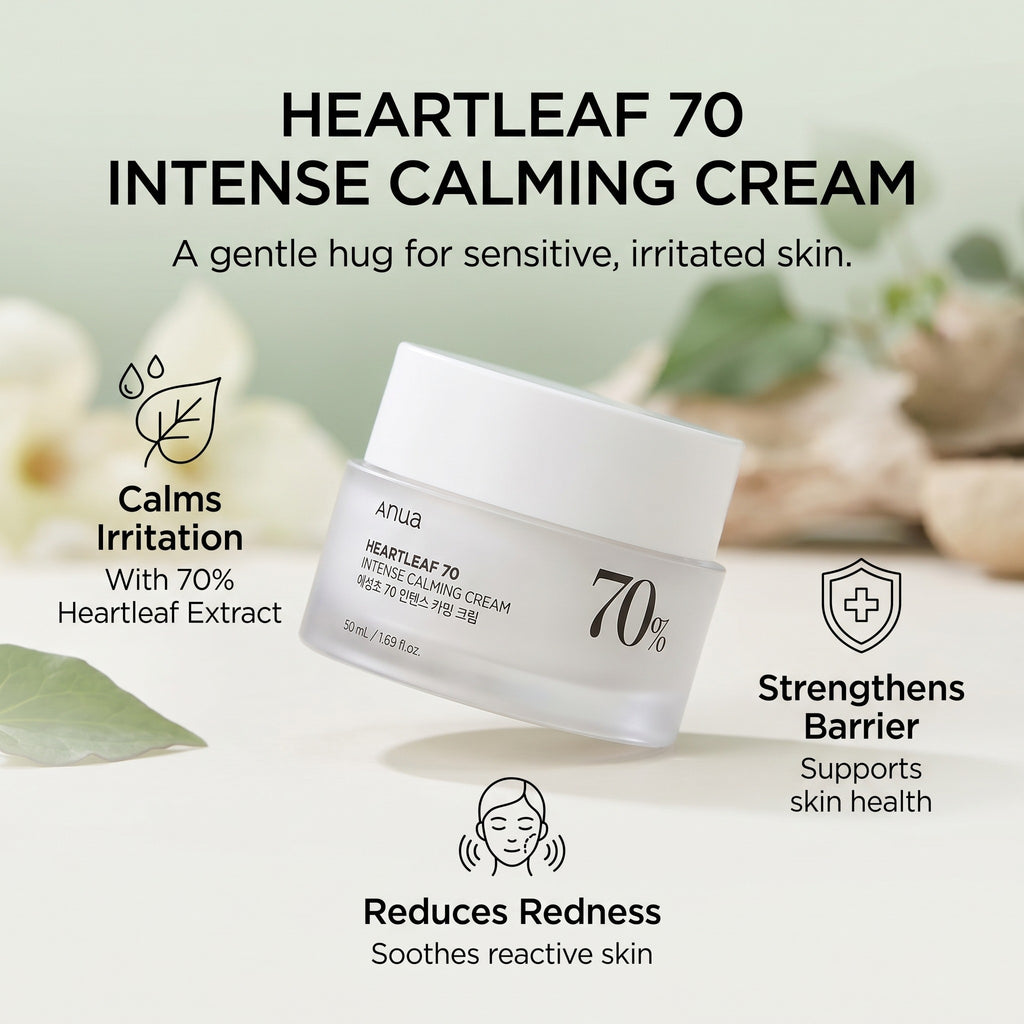 HEARTLEAF 70 INTENSE CALMING CREAM 50ml