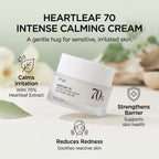 HEARTLEAF 70 INTENSE CALMING CREAM 50ml