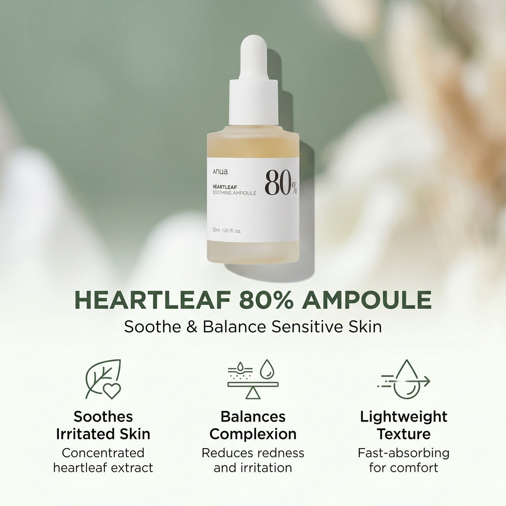 HEARTLEAF 80% AMPOULE 30ml