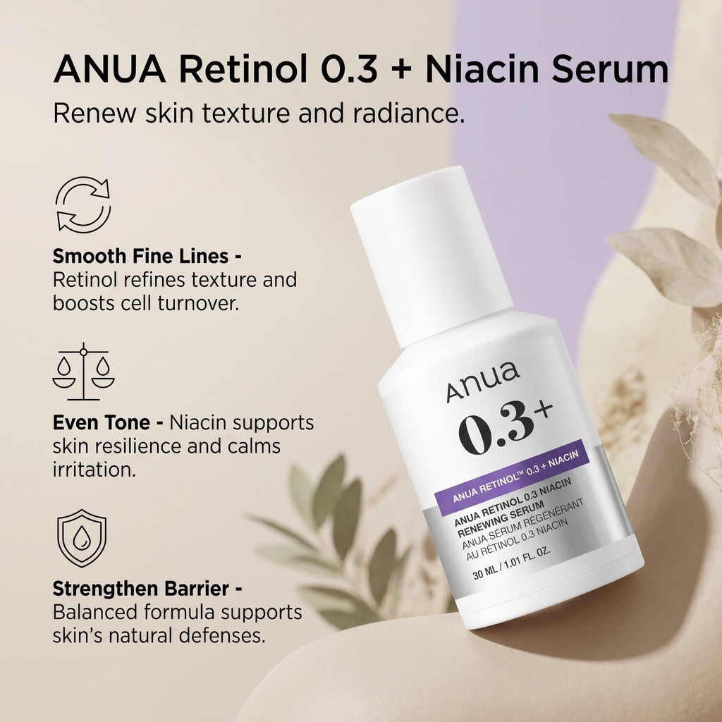 RETINOL 0.3 + NIACIN RENEWING SERUM 30m