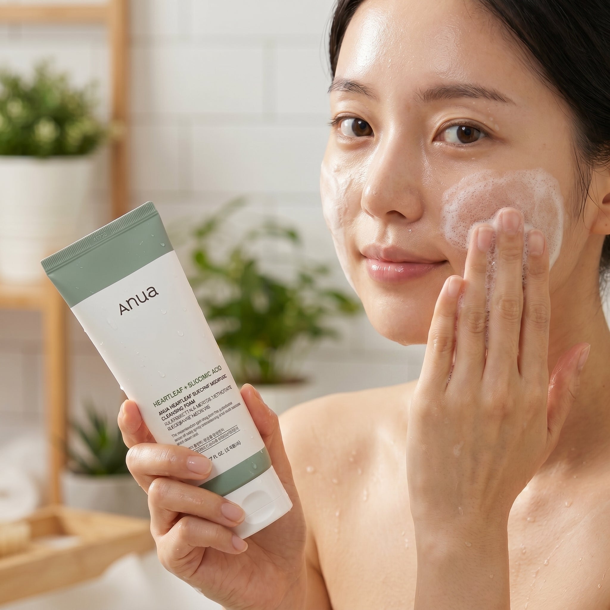 ANUA Heartleaf Succinic Moisture Cleansing Foam 150m – Korean skincare (view 1)