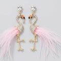 Feather Butterfly Rhinestone Drop Earrings - Jianyou Accessories 5 – jewelry (view 1)