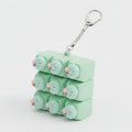 Stacked Dumpling Keychain - Green