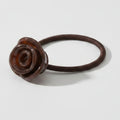 Rose Flower Hair Tie Scrunchie Brown – hair accessories (view 1)
