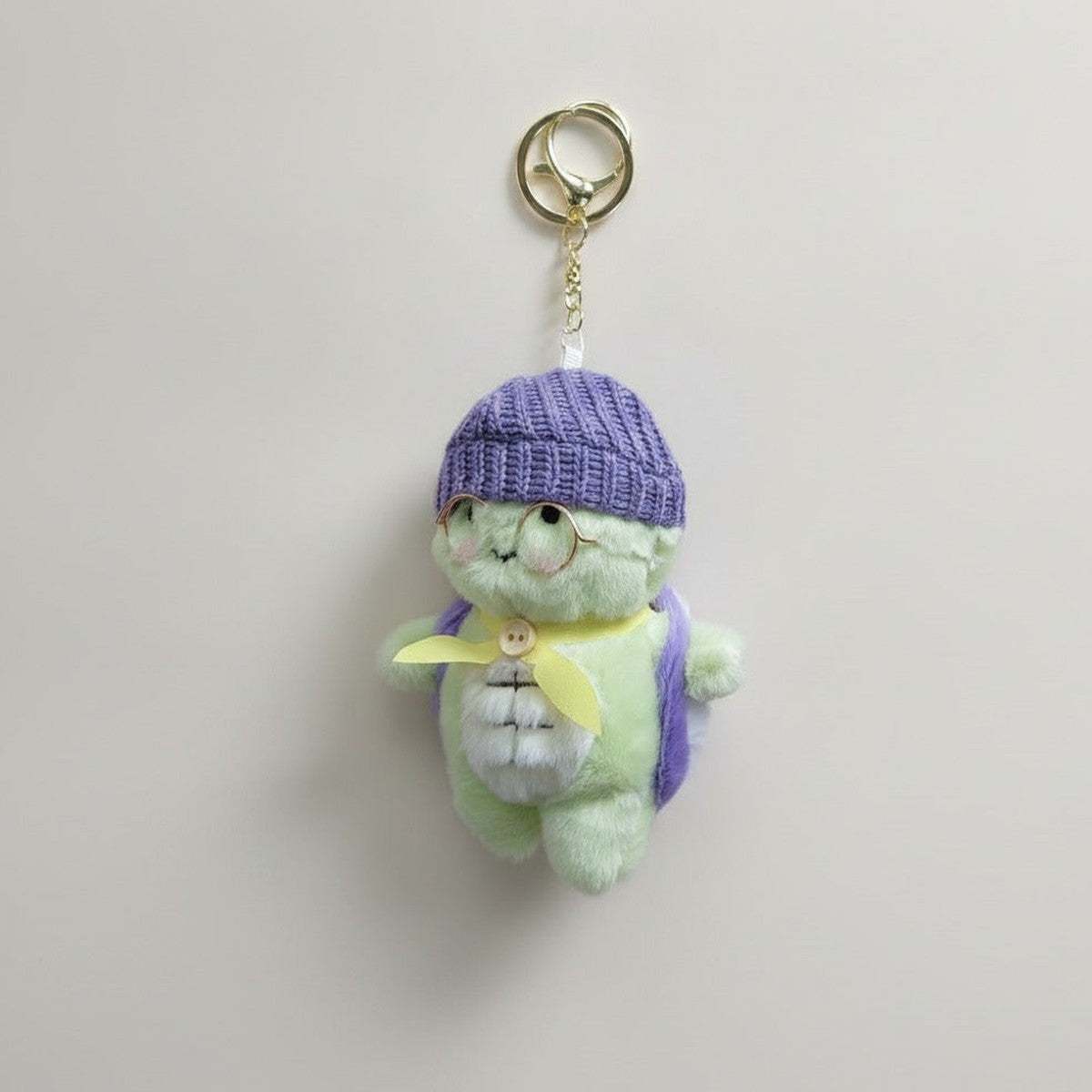 Cute Turtle Plush Keychain with Hat – novelty & toys (view 1)