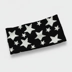 Star Knit Headband Wrap - Black – hair accessories (view 1)
