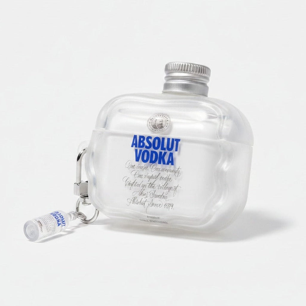 Vodka Bottle Earbud Case - Clear (for AirPods Pro 2)