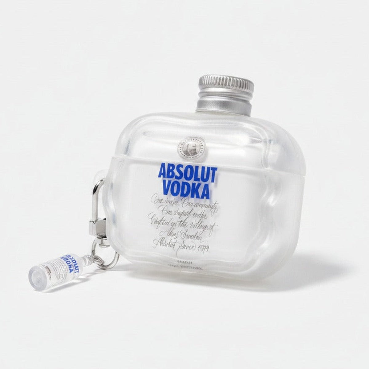 Vodka Bottle Earbud Case - Clear (for AirPods Pro 2)