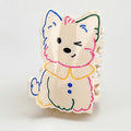 Colorful Rainbow Kitty Hair Claw Clip – hair accessories (view 1)