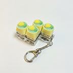 Pineapple Keycap Keychain Set - Type 1