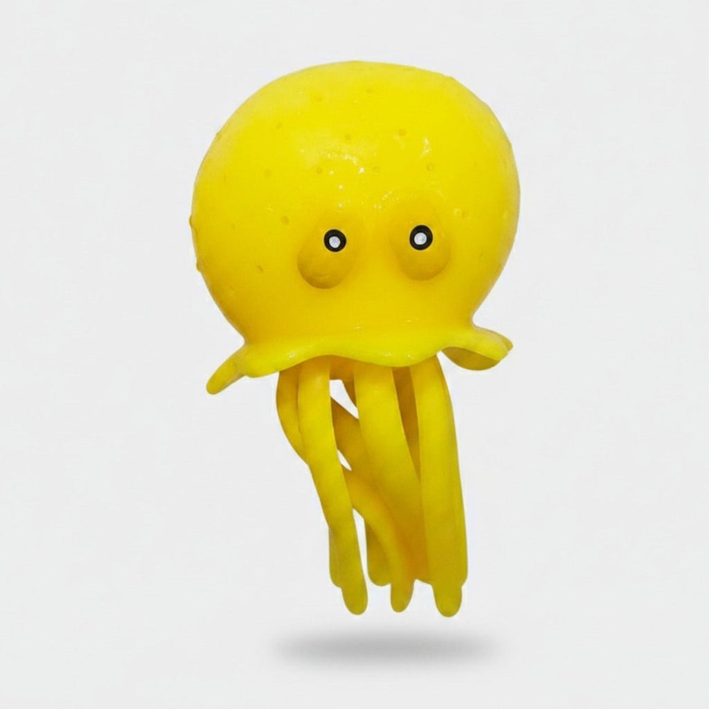 Yellow Jellyfish Squeeze Toy – novelty & toys (view 1)