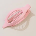 Matte Pointed Duck Claw Clip - Matte Pink