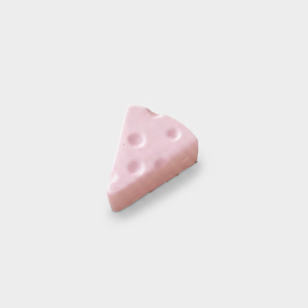 Squishy Pink Cheese Slice Plush Pink Cheese