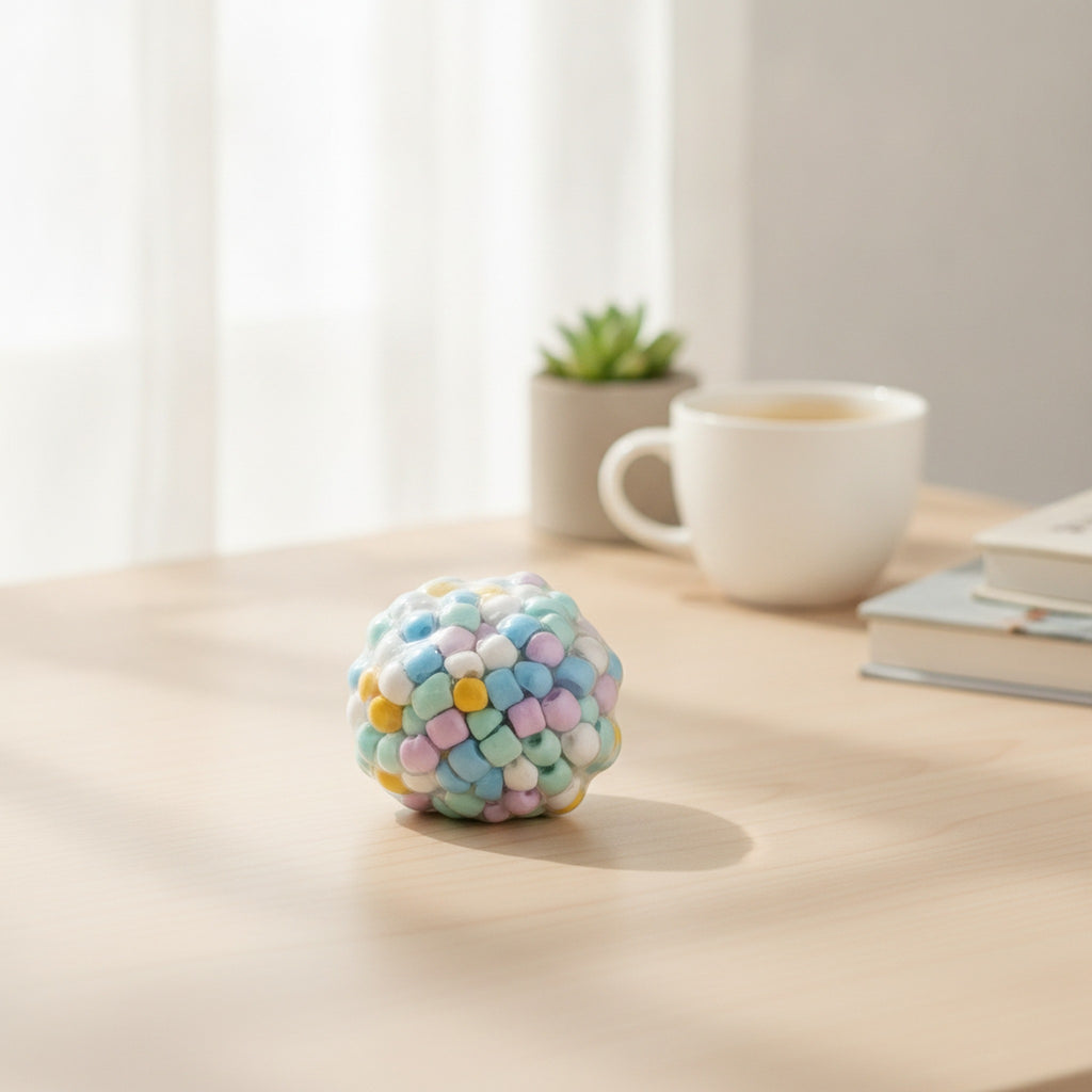 Pastel Bubble Pop Squishy Ball - Pastel Rainbow