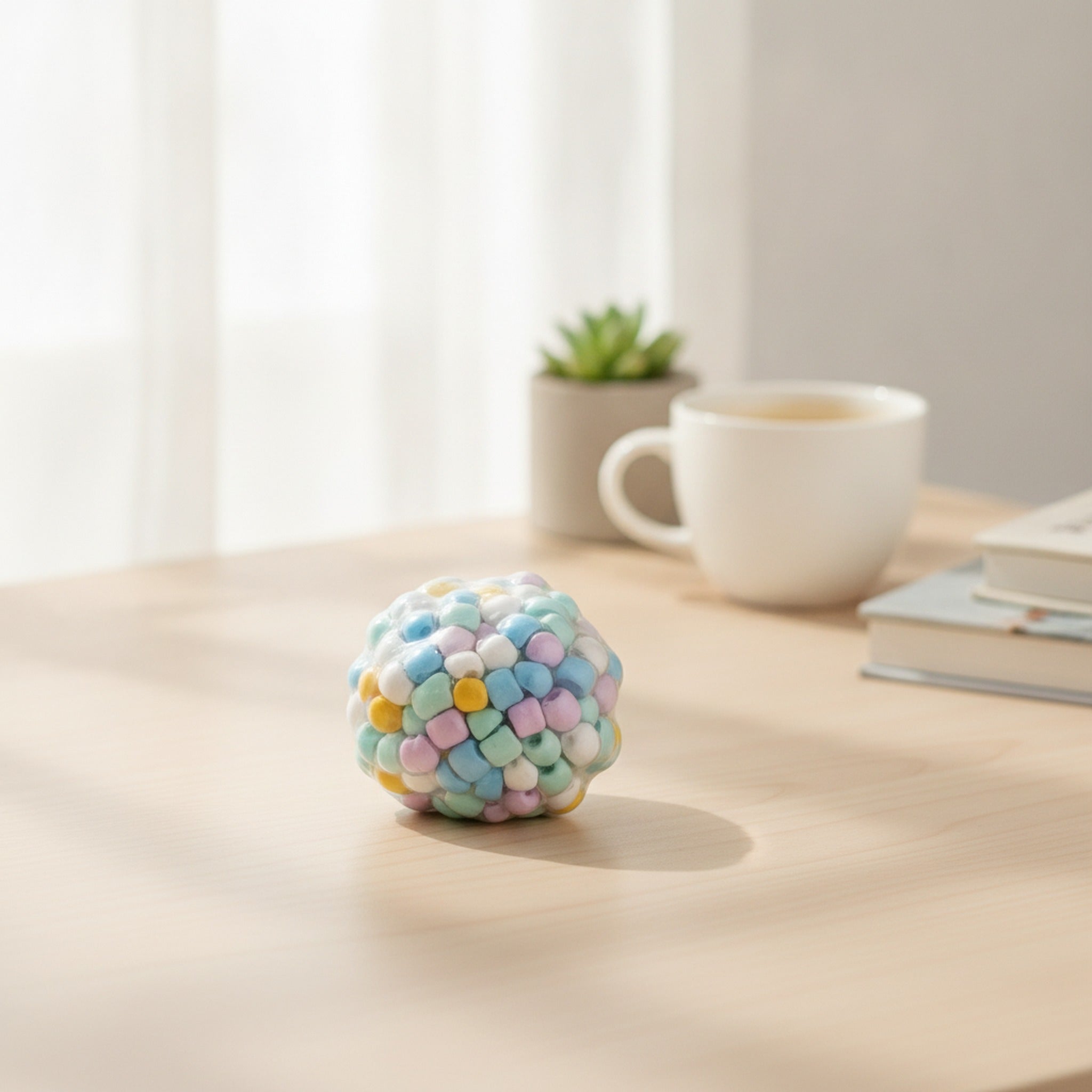 Pastel Bubble Pop Squishy Ball - Pastel Rainbow