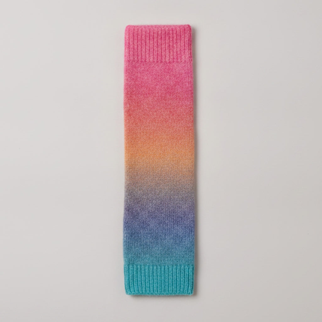 Pastel Gradient Slouch Socks - Purple Gradient