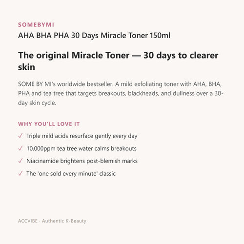 AHA BHA PHA 30 Days Miracle Toner 150ml