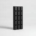 Chocolate Bar Pop It Fidget Toy - Black