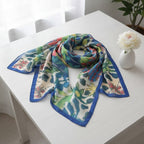 Mixed Floral Print Square Scarf - Multi Floral