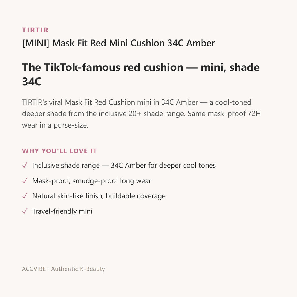 Mask Fit Red Mini Cushion