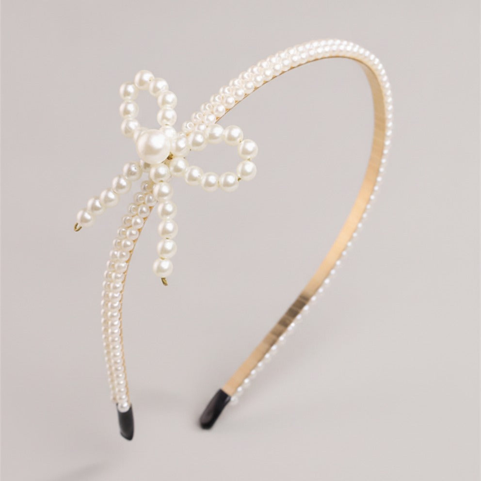 Pearl Bow Headband