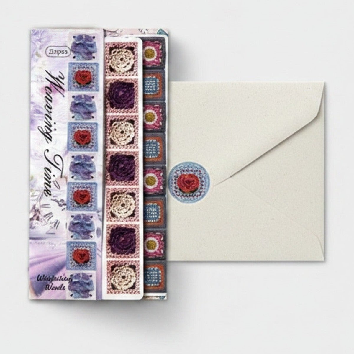 Decorative Tile Block Stacking Stationery Set (view 1)