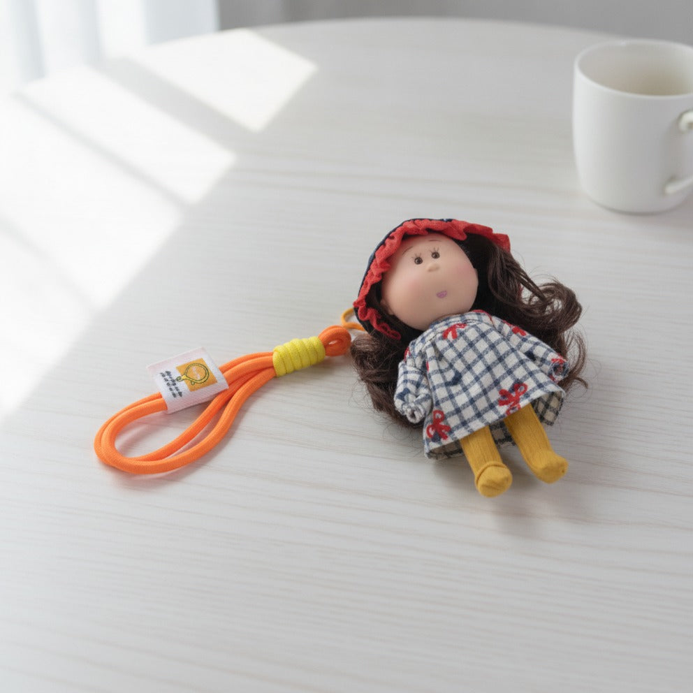 Mini Doll Keychain With Strap - Type 10