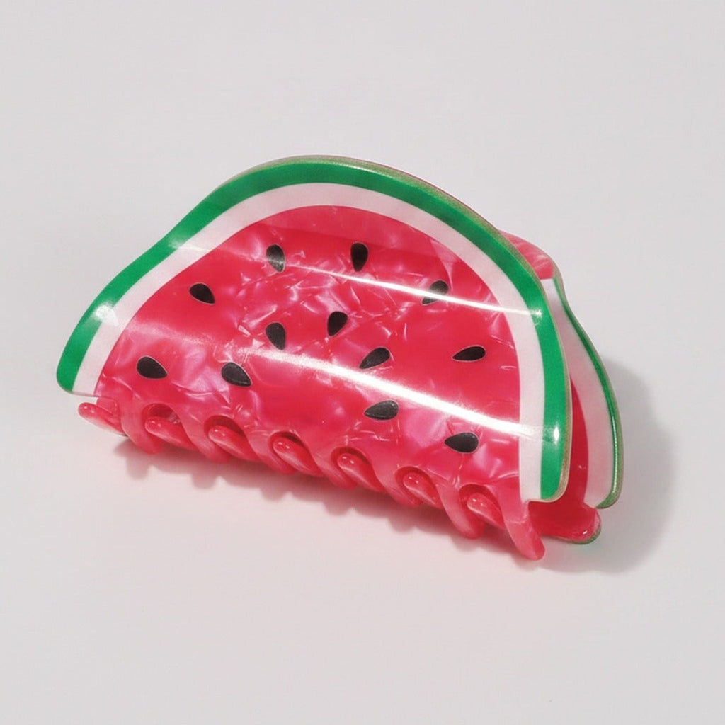 Watermelon Beaded Hair Claw Clip – hair accessories (view 1)