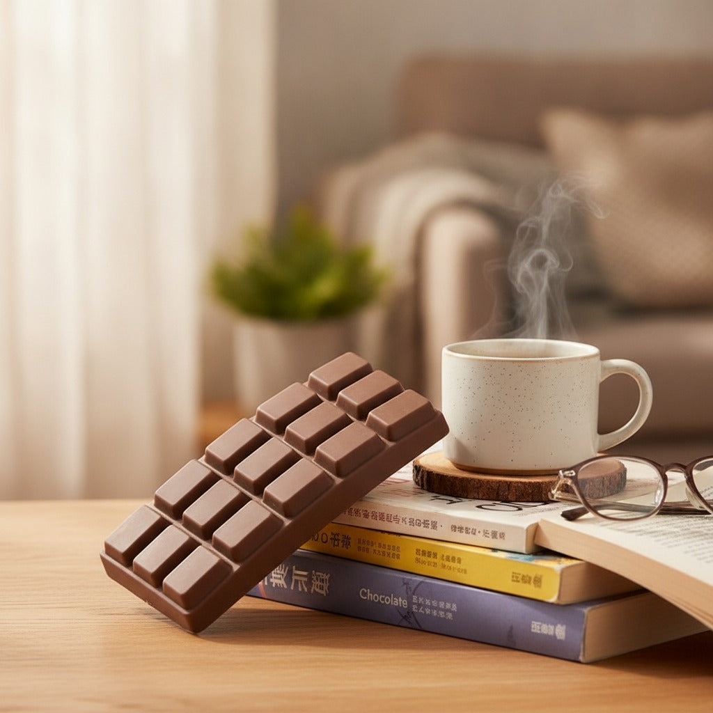 Chocolate bar squishy coffee - angle