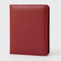 Quilted Card Holder Wallet - Red