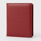 Quilted Card Holder Wallet - Red