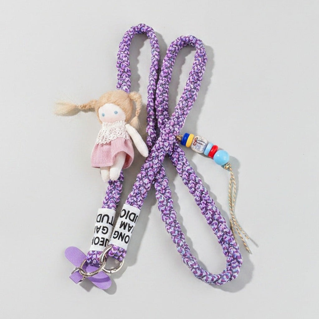 Pastel Rope Bunny Phone Charm - Twin-Tailed Girl