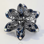 Elegant Floral Rhinestone Hair Claw Clip – hair accessories (view 1)