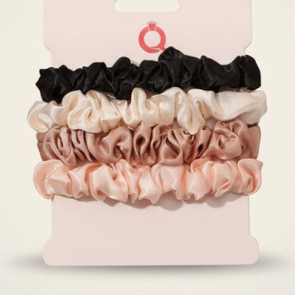 Satin Scrunchie Hair Ties Set – hair accessories (view 1)