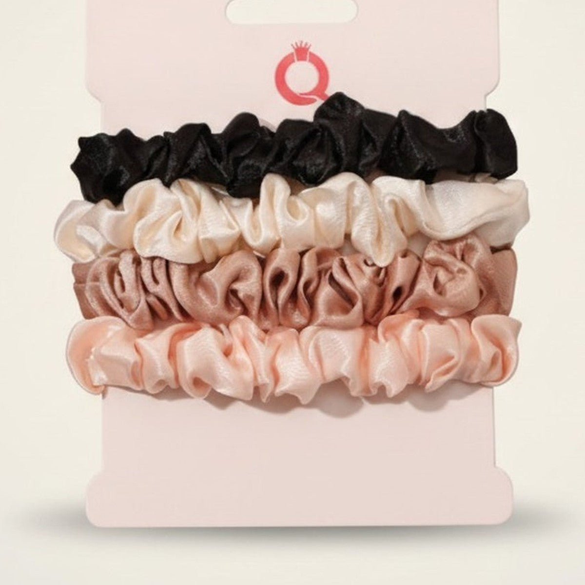 Satin Scrunchie Hair Ties Set – hair accessories (view 1)