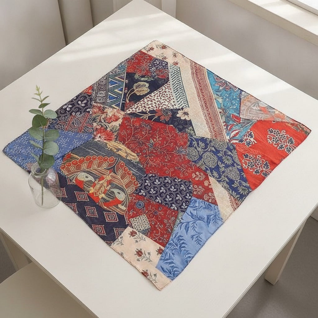 Paisley Bandana Scarf - Cream