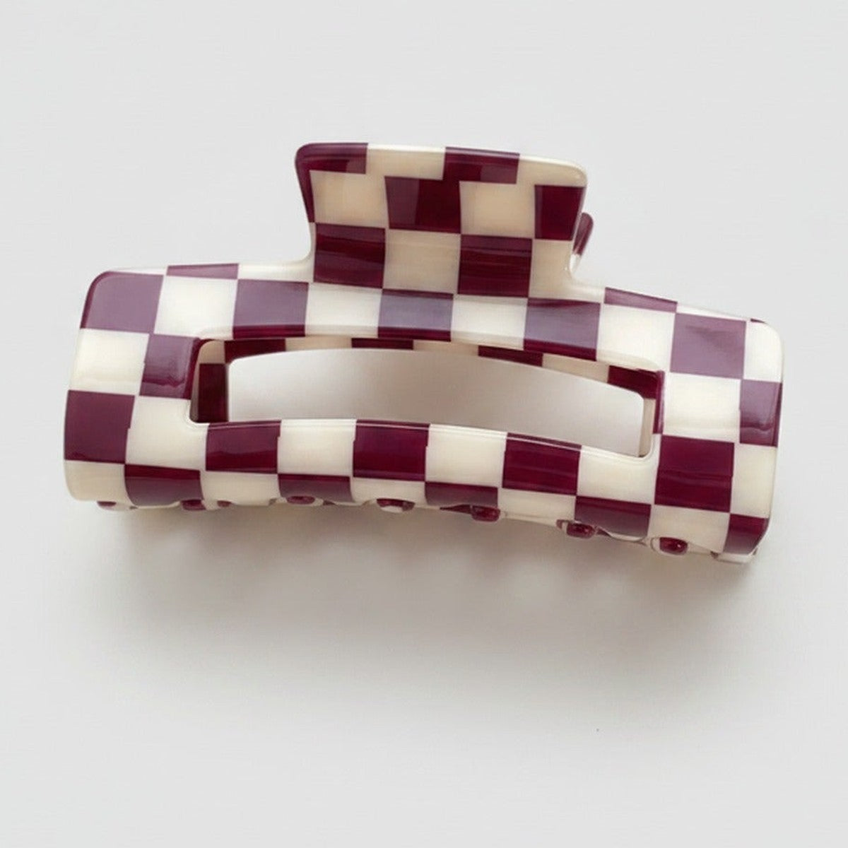 Hair Claw Clip - Burgundy Large 10.5cm – hair accessories (view 1)