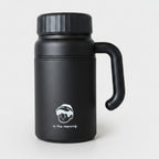 Black Insulated Tumbler With Handle Character Design – novelty & toys (view 1)