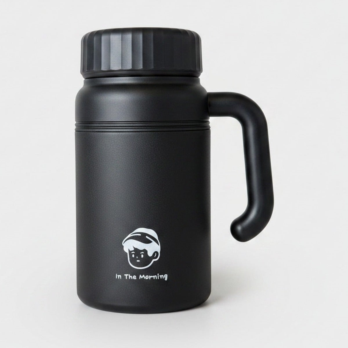 Black Insulated Tumbler With Handle Character Design – novelty & toys (view 1)