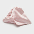 Mauve Polka Dot Velvet Hair Claw – hair accessories (view 1)