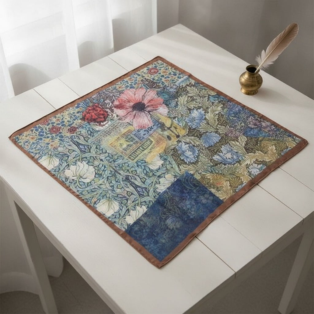 Vintage Floral Patchwork Scarf - Type 1