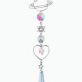 Celestial Crystal Car Charm - Silver Classic