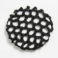 Crochet Mesh Hair Net - Black