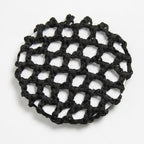 Crochet Mesh Hair Net - Black
