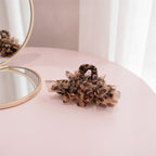 Leopard Print Hair Claw Clip - Leopard Brown