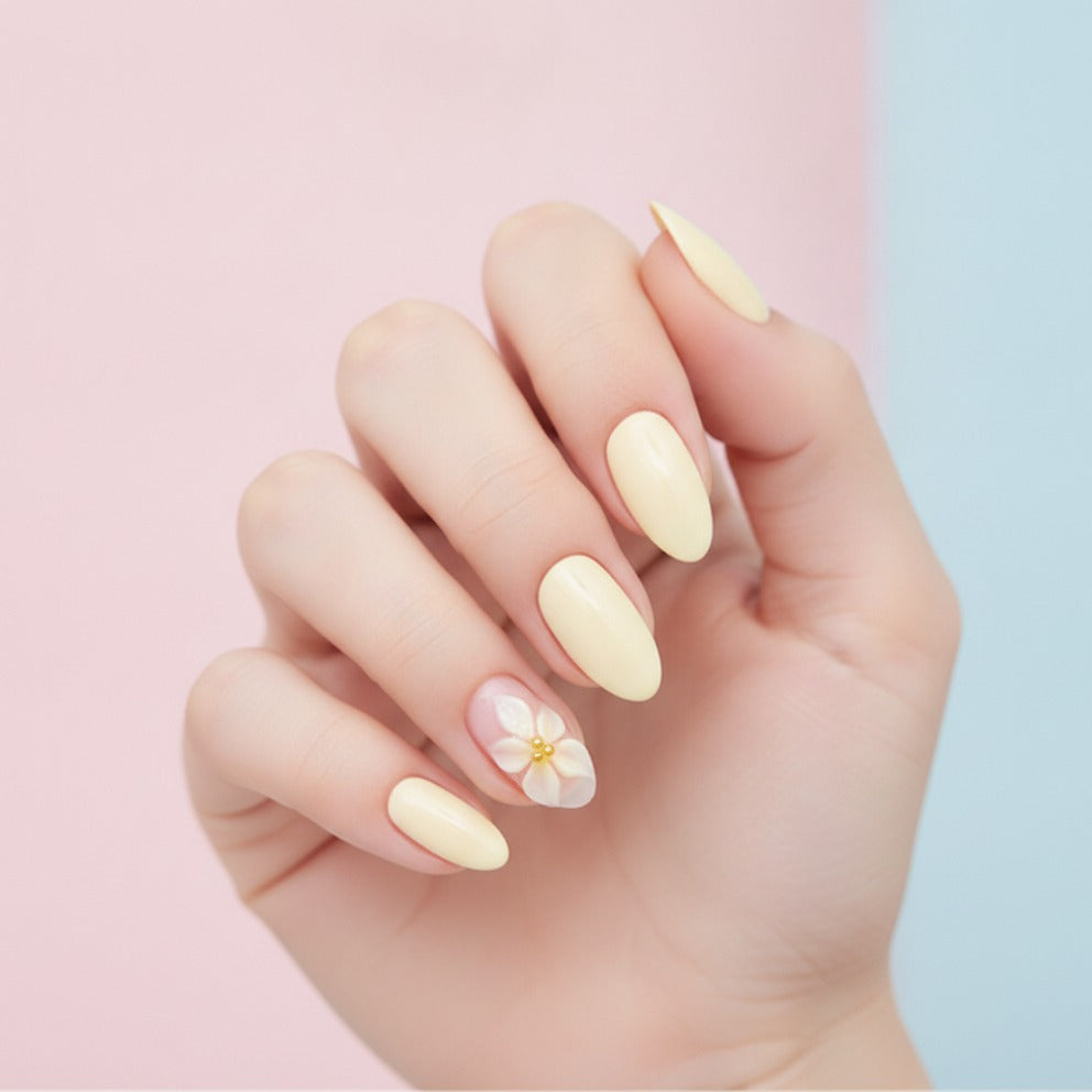Ocean Bloom 3D Press-On Nails - Type 3
